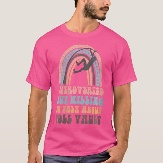 vrouwen introvert maar bereid om over pool te prat t-shirt (Voorkant)