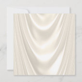 Vrouwen Ivoor Goud Verjaardagsfeest Champagne Glam Kaart (Achterkant)