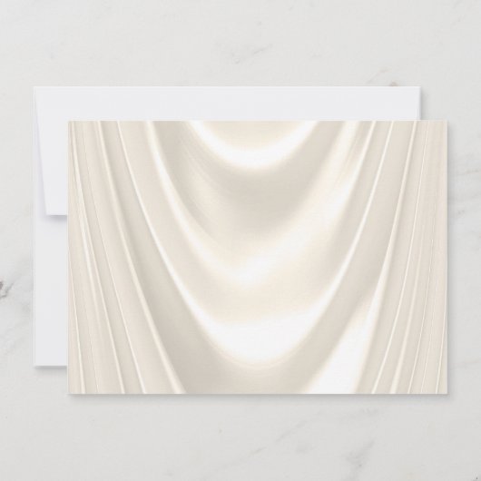 Vrouwen Ivoor Goud Verjaardagsfeest Dank u Kaarten (Achterkant)