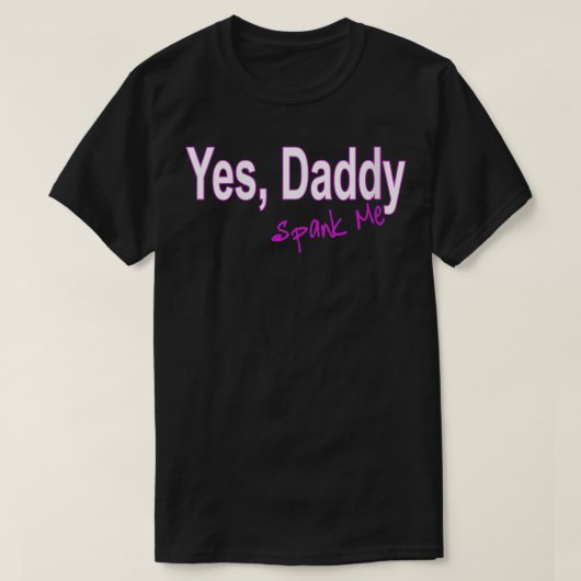 Vrouwen Ja Papa Spank me Vrouwen VNeck T-shirt (Design voorkant)