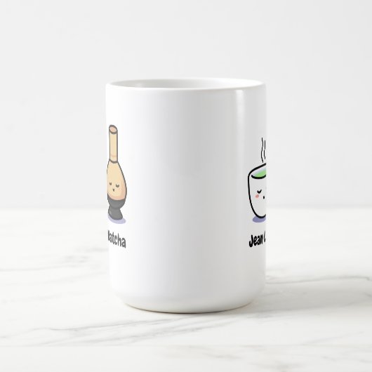 Vrouwen Japans Matcha Schattigee Cartoon Teacup Koffiemok (Center)
