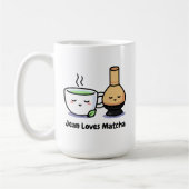 Vrouwen Japans Matcha Schattigee Cartoon Teacup Koffiemok (Links)