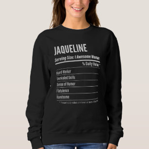 Vrouwen Jaqueline Voedingsfeiten Serving Maat C Trui