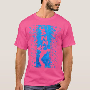 Vrouwen Jazz Musicus Saxofonist Jazz Music Blue S T-shirt