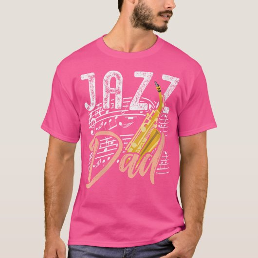 Vrouwen Jazz Papa - Saxofoon T-shirt (Voorkant)