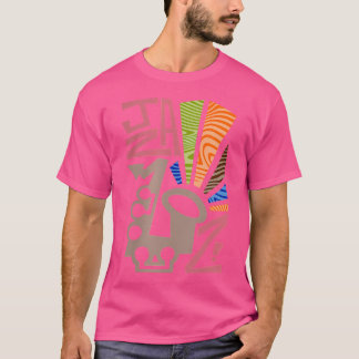 Vrouwen Jazz Saxofoon T-shirt