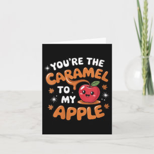 Vrouwen je de karamel naar mijn Apple Herfst paar Kaart