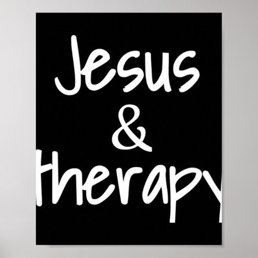 Vrouwen Jezus en Christelijke Humor voor therapie  Poster (Voorkant)
