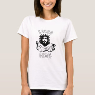Vrouwen Jezus redt T-shirt