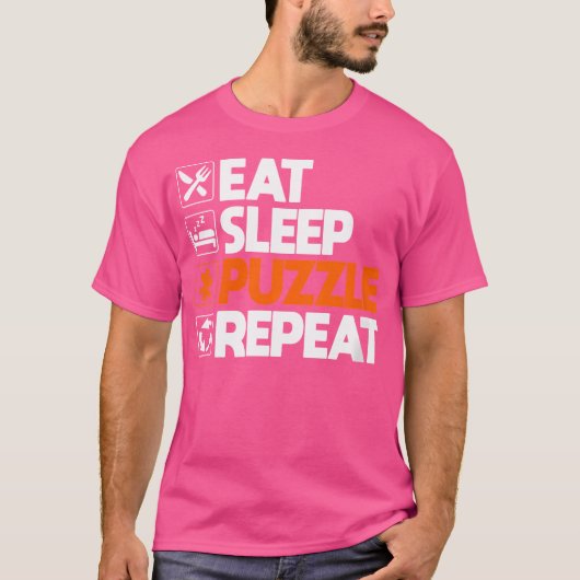 Vrouwen Jigsaw Puzzle Lover Shirt Puzzleoloog I L (Voorkant)