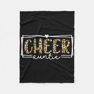 Vrouwen juichen tante luipaard cheerleader tante m fleece deken