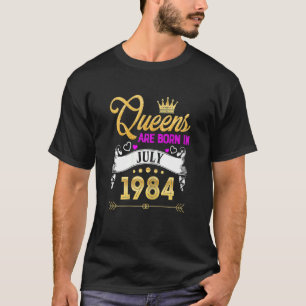 Vrouwen Juli 1984 38 jaar oud 38e verjaardag konin T-shirt