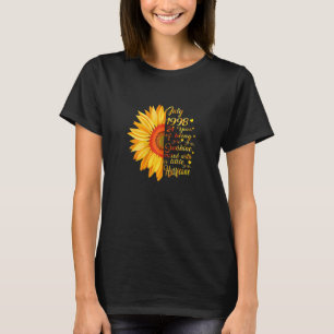 Vrouwen juli meisjes 1998 24 jaar oud gemaakt t-shirt