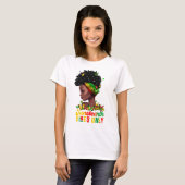 Vrouwen Juneteenth Vibes T-shirt (Voorkant volledig)