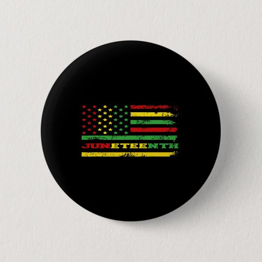 Vrouwen Juneteenth vlag Afro-Amerikaans Ronde Button 5,7 Cm (Voorkant)