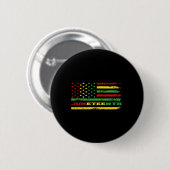 Vrouwen Juneteenth vlag Afro-Amerikaans Ronde Button 5,7 Cm (Voorkant /achterkant)