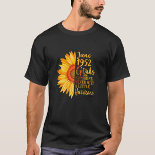 Vrouwen Juni Meisjes 1952 70e Verjaardag 70 Jaar O T-shirt