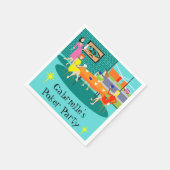  Vrouwen Kaart Spel Wegwerpservetten Servetten (Hoek)