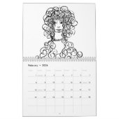 VROUWEN, kalender 2023, schilderijen, Denis Gaston (Feb 2026)