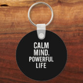 Vrouwen kalmeren geest, krachtig leven. Stoic Quot Sleutelhanger (Voorkant)