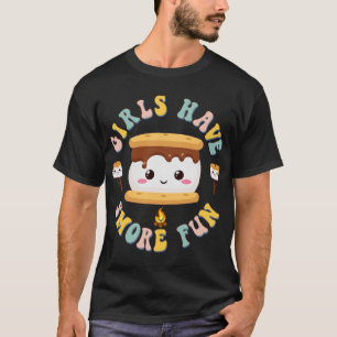 Vrouwen Kamperen Kawaii Smores Meisjes Hebben S'mo T-shirt