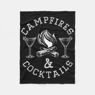 Vrouwen Kampvuren En Staarten Kampvuur Kamperen Ma Fleece Deken