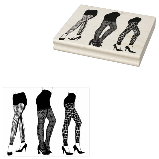Vrouwen Kant en visnet Kousen Benen Hoge Hakken Rubberstempel (Gestempeld)