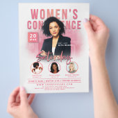 Vrouwen Kerkenconferentie Service Roze Stad   Flyer (Hand)