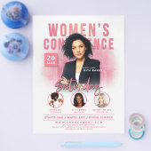 Vrouwen Kerkenconferentie Service Roze Stad   Flyer (Enkel)