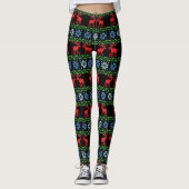 Vrouwen Kerst Leggings (Voorkant)