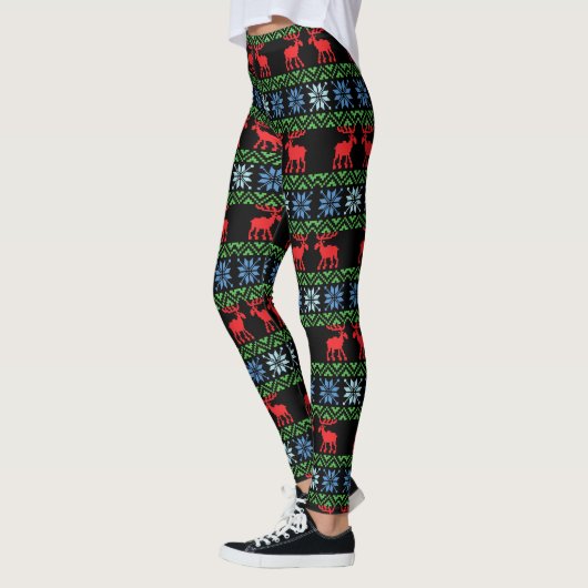 Vrouwen Kerst Leggings (Links)