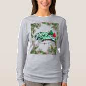 Vrouwen Kerst T shirt (Voorkant)