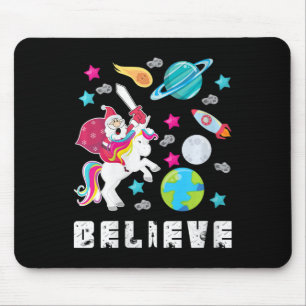 Vrouwen Kerstman geloven lelijke kersttrui Christu Muismat