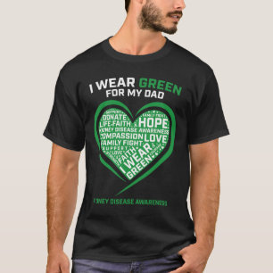 Vrouwen Kinder Gifts Dad Niertransplantatie Ziekte T-shirt