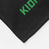 Vrouwen Kinder Groene Zuster Nierziekte Awareness  Fleece Deken (Hoek)