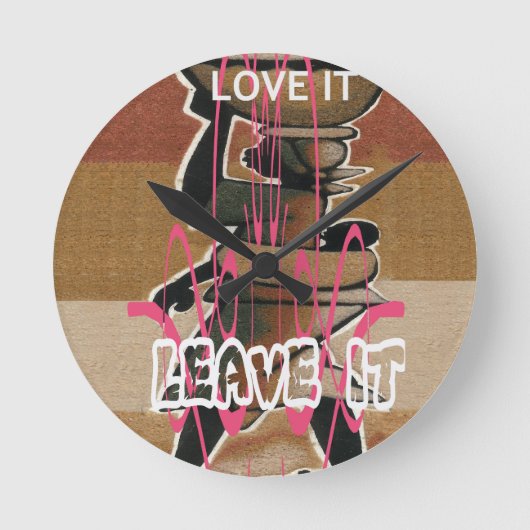 Vrouwen & kinderen ronde klok (Voorkant)