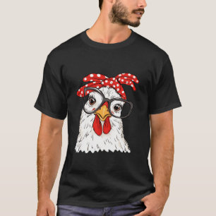 Vrouwen Kip Dames Grappige Boeren Kweken Kip T-shirt