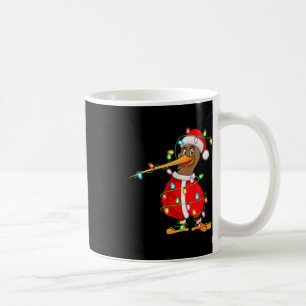 Vrouwen Kiwi Vogel Kerstmis Verlichting Santa Kost Koffiemok
