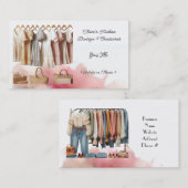 Vrouwen Kleding Boutique Accessoire Visitekaartje (Voorkant / Achterkant)