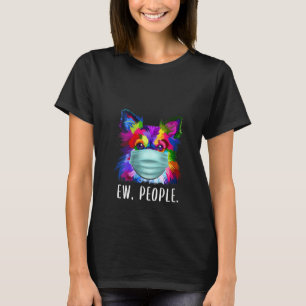 Vrouwen kleurrijke Chihuahua-jonge mensen die een T-shirt