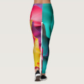 Vrouwen Kleurrijke Leggings kunst (Achterkant)