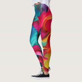 Vrouwen Kleurrijke Leggings kunst (Links)