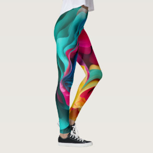 Vrouwen Kleurrijke Leggings kunst