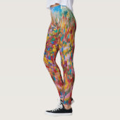 Vrouwen Kleurrijke Leggings kunst (Links)