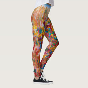 Vrouwen Kleurrijke Leggings kunst