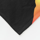 Vrouwen klimmen in de zonsondergang fleece deken (Hoek)