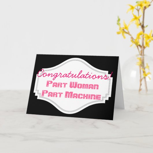 Vrouwen Knievervanging Blank: Kaart (Gele Bloem)