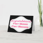 Vrouwen Knievervanging Blank: Kaart (Voorkant)