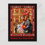 Vrouwen komen uit Venus Briefkaart (Voorkant)