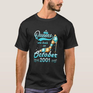 Vrouwen koningin 20e verjaardag koninginnen worden t-shirt